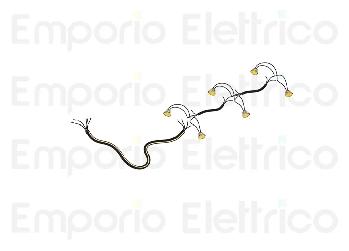 fadini Ersatzteil des elektrischen Kabels mit 4 LED-Strahlern für bayt 980 97377