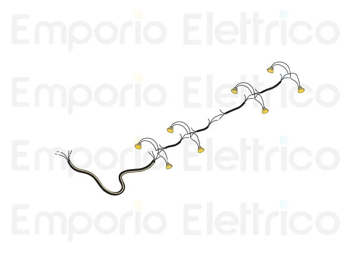 fadini Ersatzteil des elektrischen Kabels mit 8 LED-Strahlern für bayt 980 97378