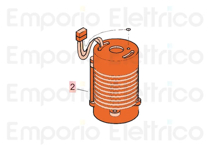 faac Ersatzteil des Motors 220v 6 p.monof.c/t.120° 7704075