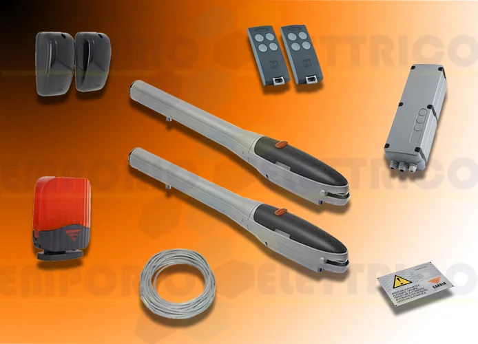 cardin Kit für Drehtore mit Torflügeln bis zu 2,5m (200kg) 24v kt-blegos
