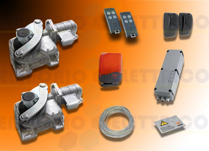 cardin Kit mit Unterflur-Drehtorantriebe 24v kt-hlxcore24cc