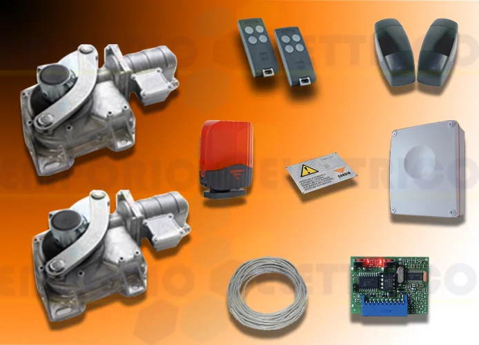 cardin Kit mit Unterflur-Drehtorantriebe 24v kt-hlxcore24t