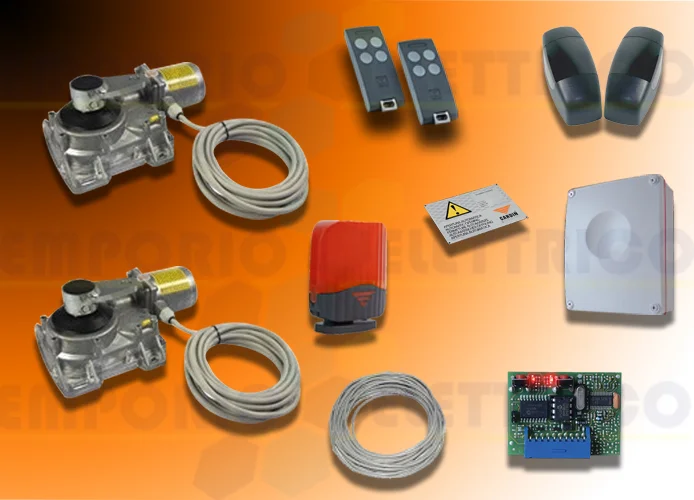 cardin Kit mit Unterflur-Drehtorantriebe 230v kt-hlxcore230t
