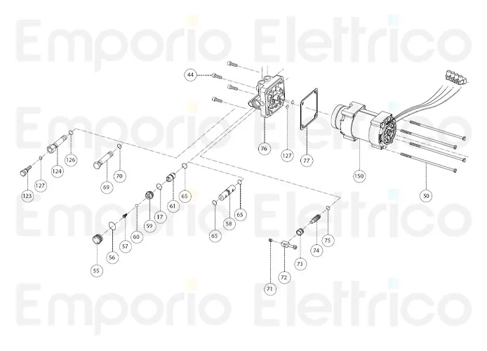 fadini Ersatzteil der Dichtung O-Ring 109 für combi 740 740126