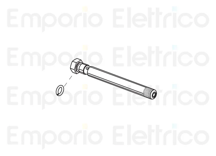fadini Ersatzteil des langen Anschlusses e17x138 mm g¼” für combi 740 - dx 740134