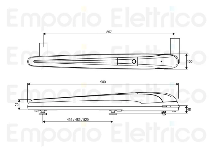 beninca Seite Ersatzteile des bob5024 Motors