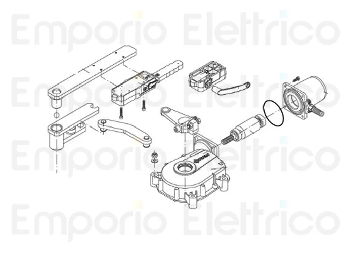 beninca Ersatzteil des montierten Rotors für du.it14nv 9686572