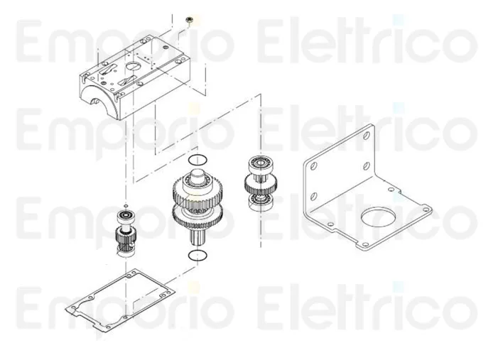 beninca Ersatzteil der Platte zn für du.45e/r/24v 9686129