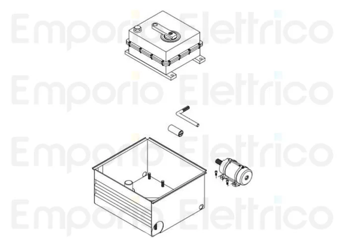 beninca Ersatzteil des elektrischen Motors für du.350/v 9686013