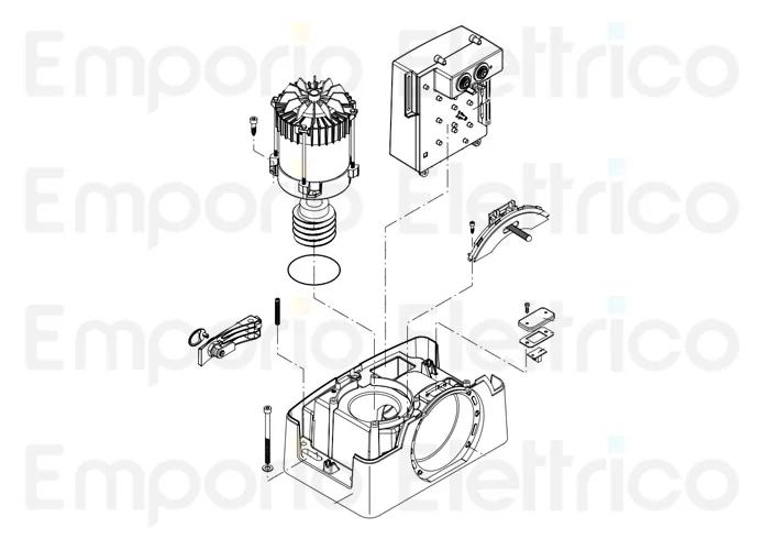 beninca Ersatzteil des Motors 230v für bull10m 5b 9688228