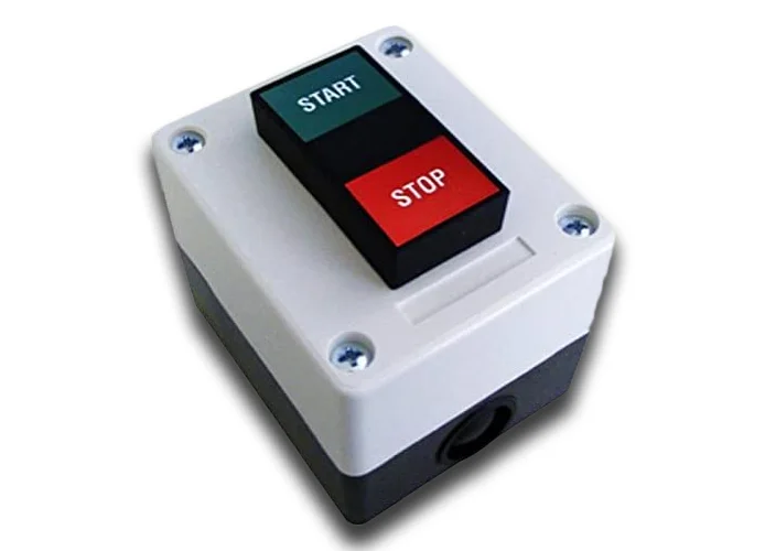 bft externe Drucktaste mit 2 Start/Stop Tasten spc 2607568 d121611