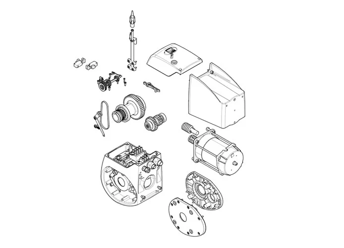 came Seite Ersatzteile des Motors 001c-bxt c-bxt 