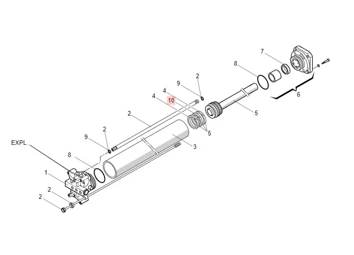 faac Ersatzteil des Rings der Schiene e/dwr 45/2 7094505