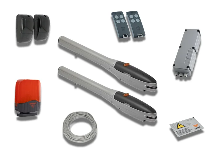 cardin Kit für Drehtore mit Torflügeln bis zu 2,5m (200kg) 24v kt-blegos