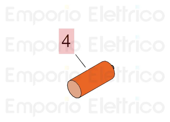 faac Ersatzteil des Kondensators 12,5 µf mka 450v 760025