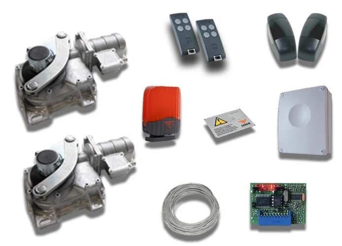 cardin Kit mit Unterflur-Drehtorantriebe 24v kt-hlxcore24t