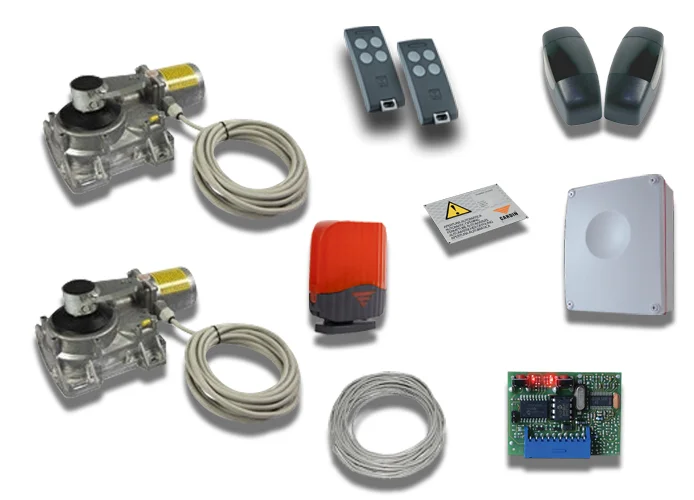 cardin Kit mit Unterflur-Drehtorantriebe 230v kt-hlxcore230t