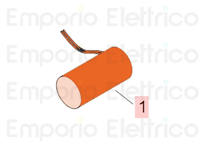 faac Ersatzteil Kondensator pp 20mf 400vac Kabeln 200mm ohne Schrauben 7601395