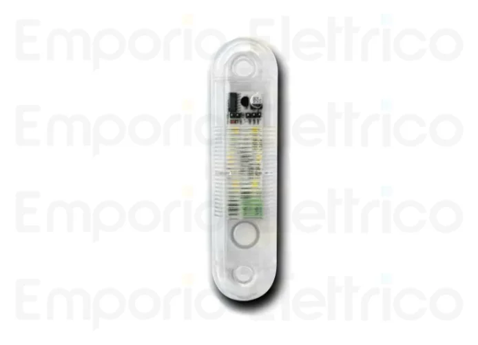 nologo LED-Blinkleuchte für Aussenbereich 12/24V transparentes Weiß flash-out cl