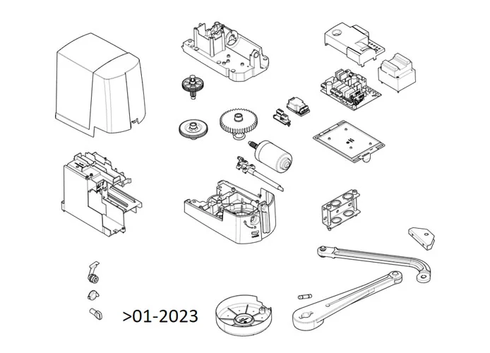 came Seite Ersatzteile des Motors ftx20dlc 2023 801mb-0150