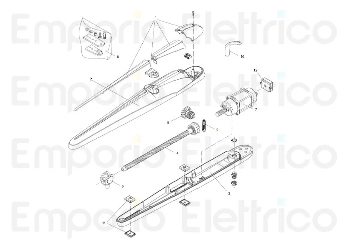 beninca Ersatzteil des Encoders für bob21me/30me für bob21mae-115 9686701