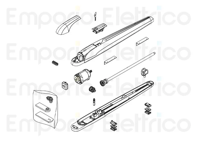 beninca Ersatzteil des Entriegelungsstifts + O-Ring für bob5 für bob5024 9686638