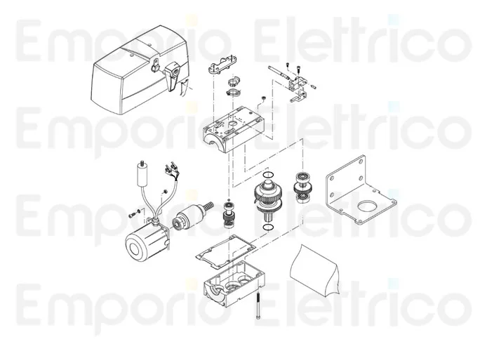beninca Ersatzteil der Platte zn für du.45e/r/24v 9686129