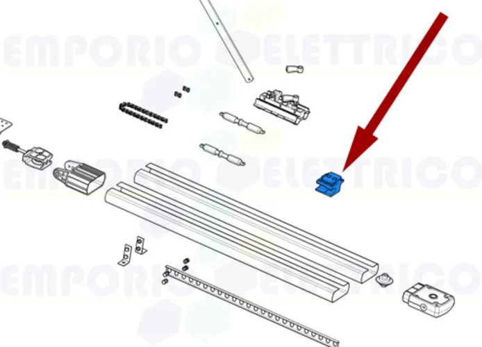 came Ersatzteil des internen mechanischen Anschlags der ver-Schiene 119rie114