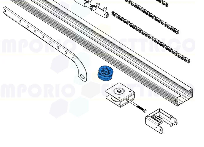 came Ersatzteil des Terminals für Anschluss der Kettenantriebsschiene v6000 119rie181