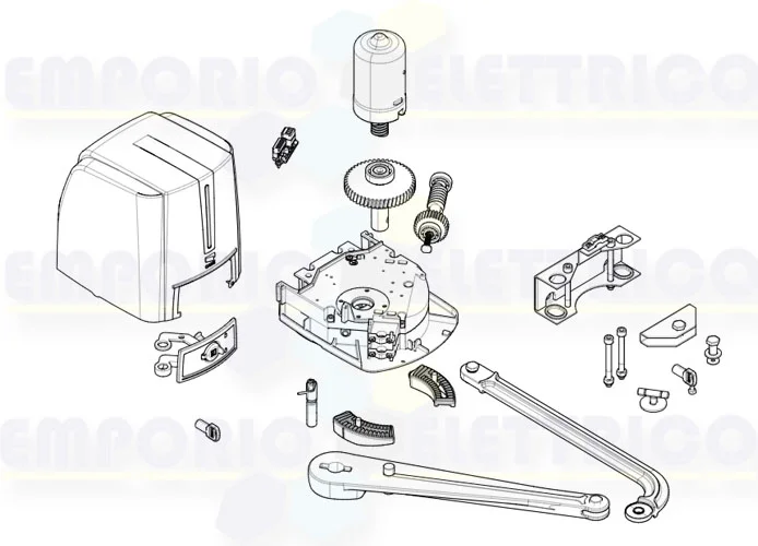 came Seite Ersatzteile des Motors fst23dls 801mb-0100