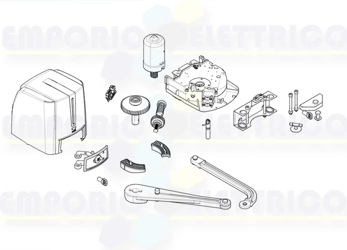 came Seite Ersatzteile des Motors 001fa7024 fa7024