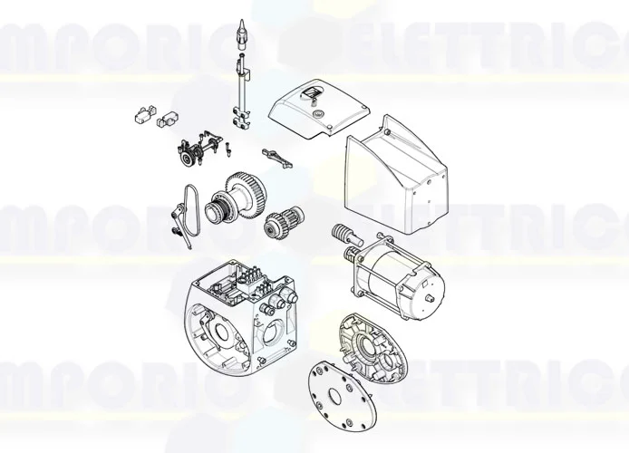 came Seite Ersatzteile des Motors 001c-bxt c-bxt 