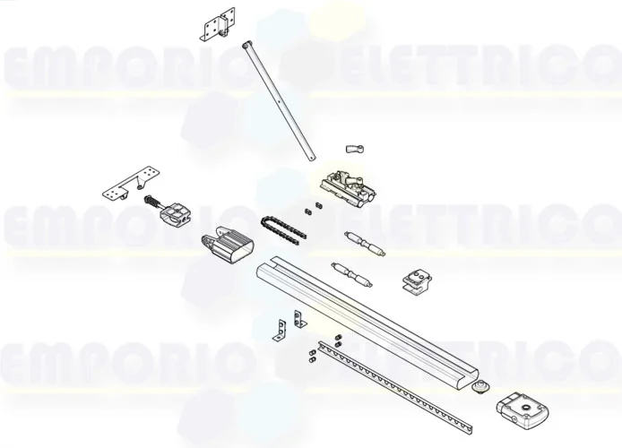 came Seite Ersatzteile für Kettenantriebsschiene 001v0683 v0683