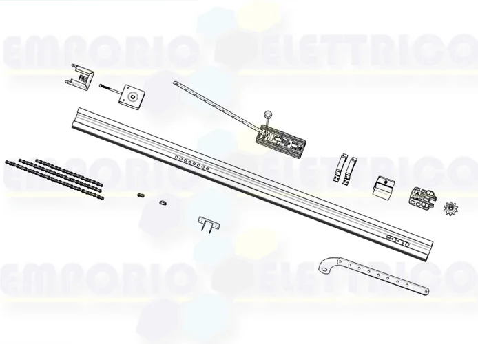 came Seite Ersatzteile für Kettenantriebsschiene 001v06001 v06001