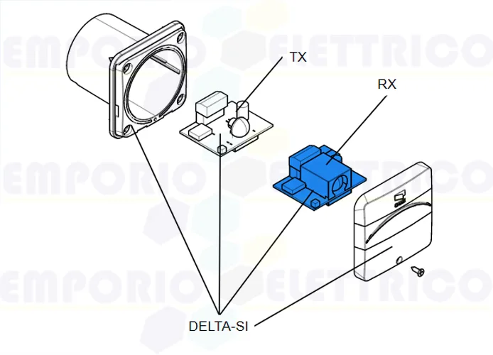 came Ersatzteil der elektronischen Platine rx delta-si 119rir390