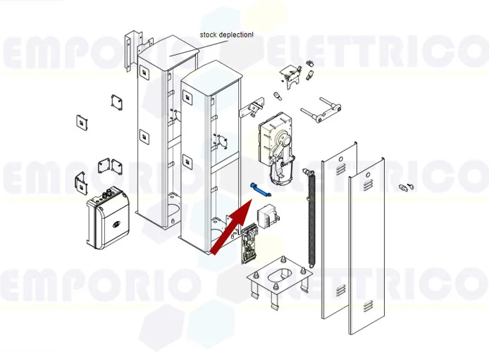came Ersatzteil der Entriegelungsschlossgruppe g2500 119rig089