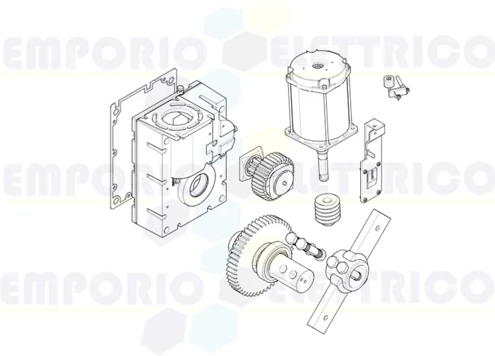 came Seite Ersatzteile für Schranken gearmotor-g4040ezt v.1 