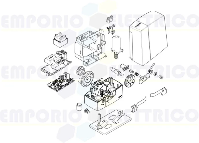 came Seite Ersatzteile des Motors bxv10age 801ms-0590