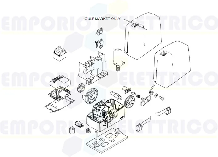 came Seite Ersatzteile des Motors bxv06als bxv06ags bxv06agm 801ms-0180