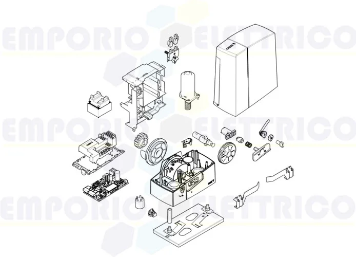 came Seite Ersatzteile des Motors bxv04age 801ms-0570