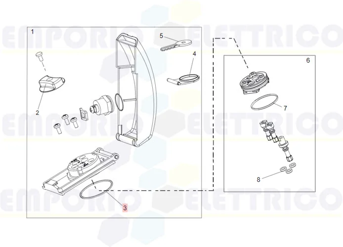 faac Ersatzteilder Dichtung O-Ring 41x1,78 (O-Ring 2162) 7090865