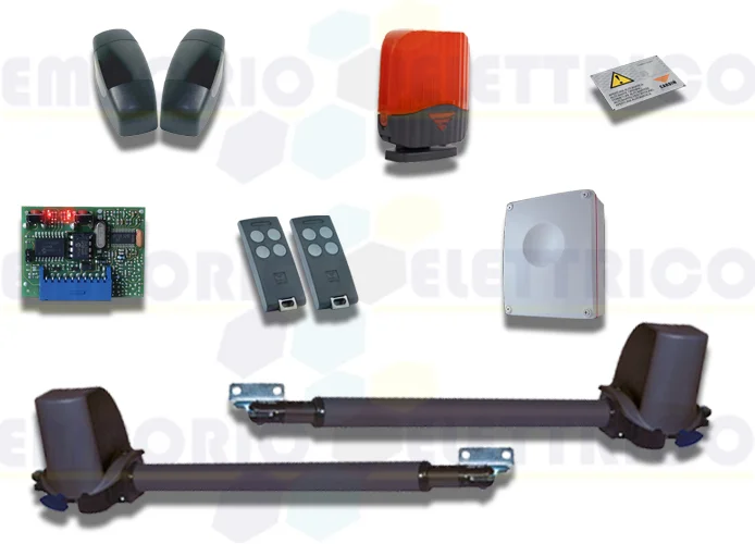 cardin Kit für Drehtore mit Torflügeln bis zu 2m (150kg) 24v kt-bltag