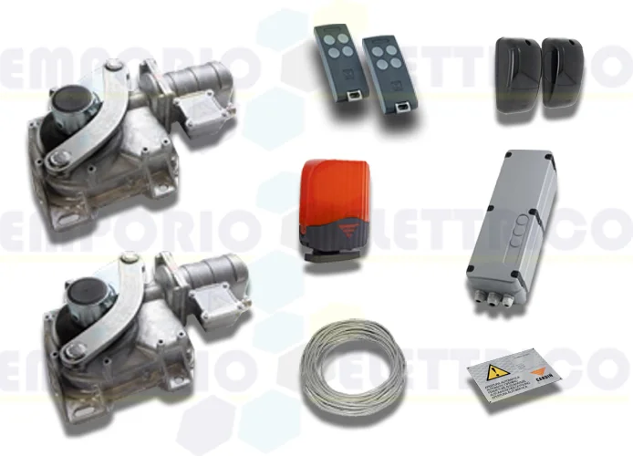cardin Kit mit Unterflur-Drehtorantriebe 24v kt-hlxcore24cc