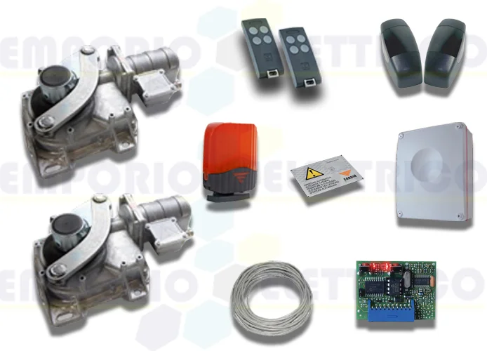 cardin Kit mit Unterflur-Drehtorantriebe 24v kt-hlxcore24t