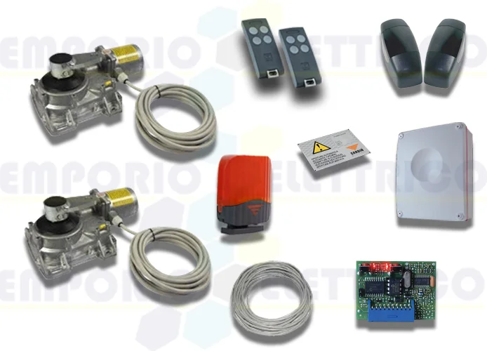 cardin Kit mit Unterflur-Drehtorantriebe 230v kt-hlxcore230t